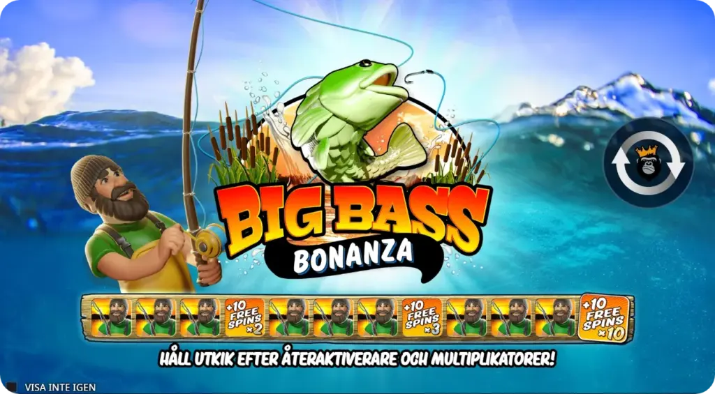 Big Bass Bonanza Viktiga funktioner i spelautomaten